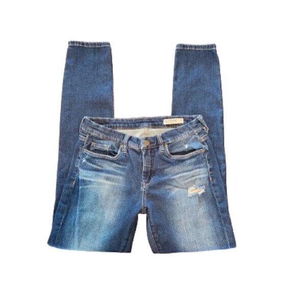BlankNYC Mid-Rise Distressed Skinny Classique Jeans - Picture 1 of 6